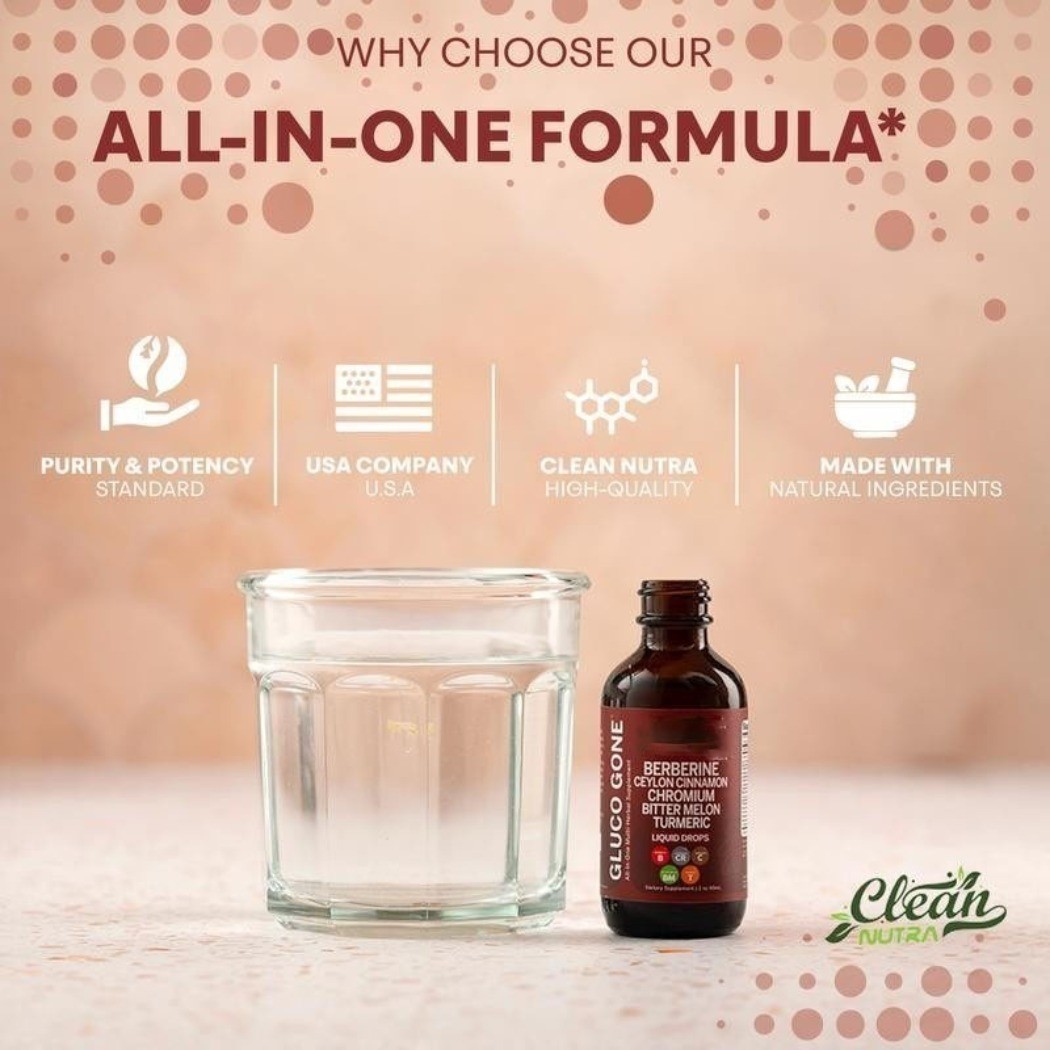 5/3PACK NEW Clean Nutra Berberine added Ceylon Cinnamon Supplement Liquid Drops