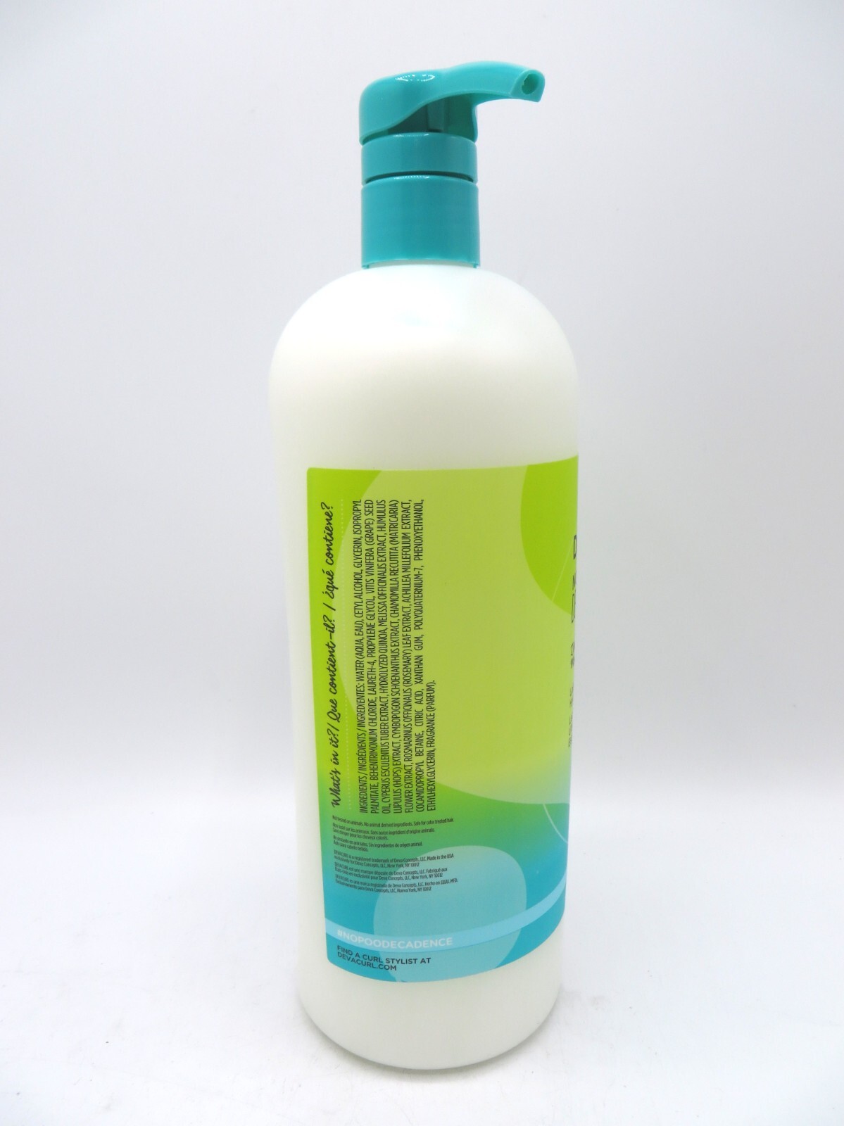 DEVACURL NO POO DECADENCE ZERO LATHER ULTRA MOISTURIZING MILK CLEANSER 32oz