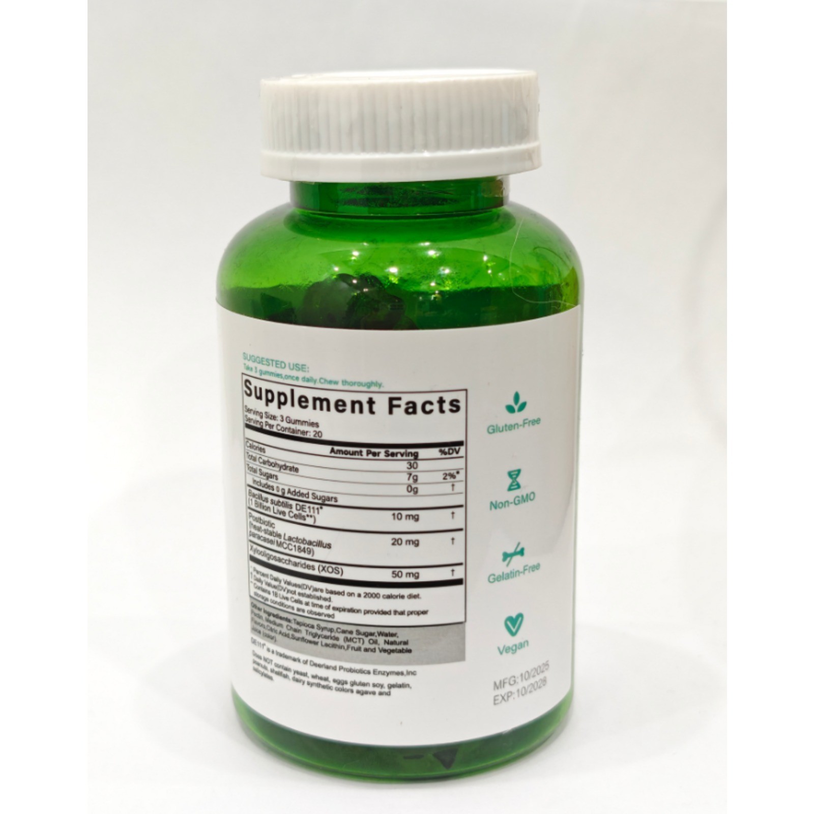 2 BOTTLES—NEW Goli Zero Sugar 3-in-1 PRE+POST+PROBINTICS Gummies – 60Count