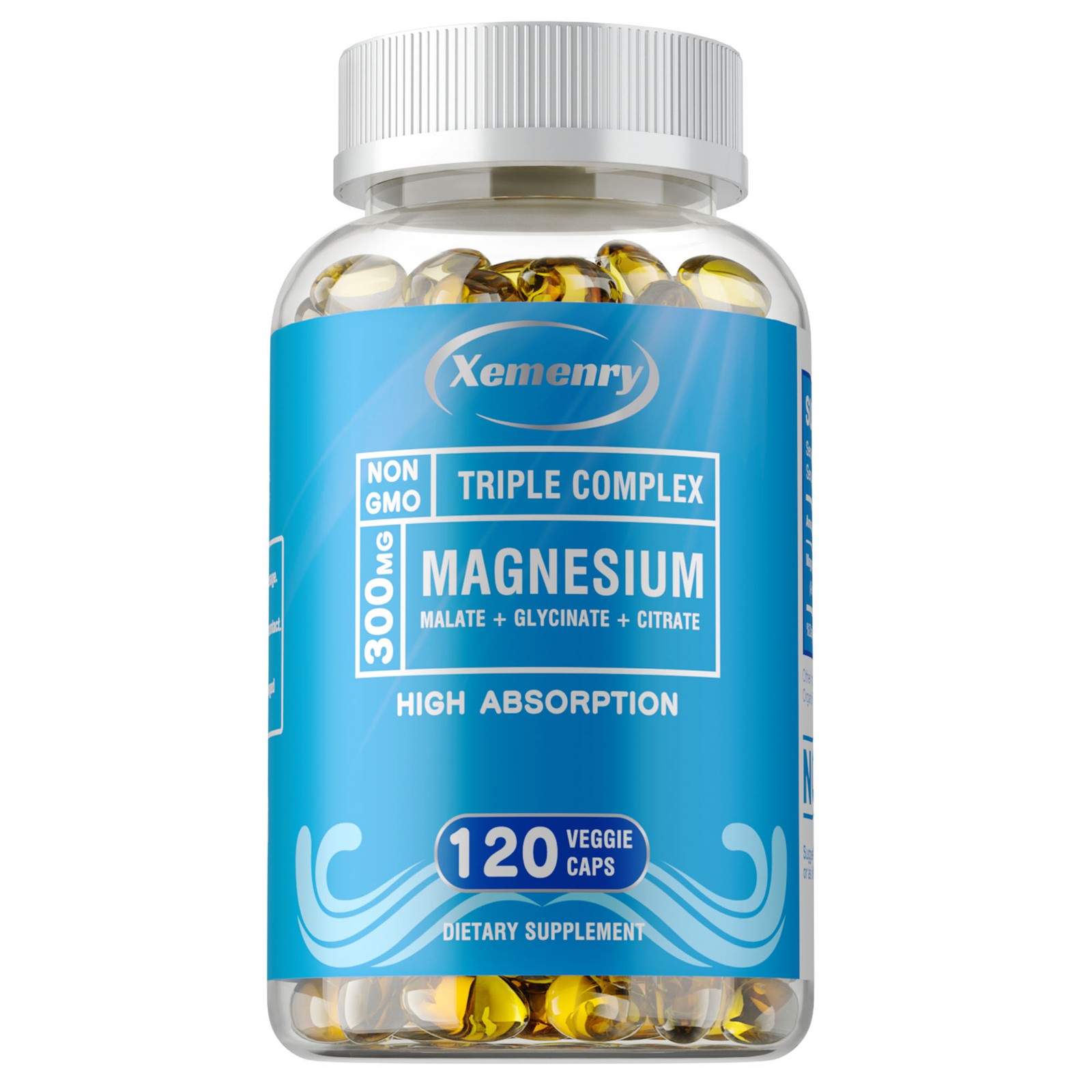 Triple Magnesium Complex – Magnesium Malate, Glycinate, Citrate – Muscle Health