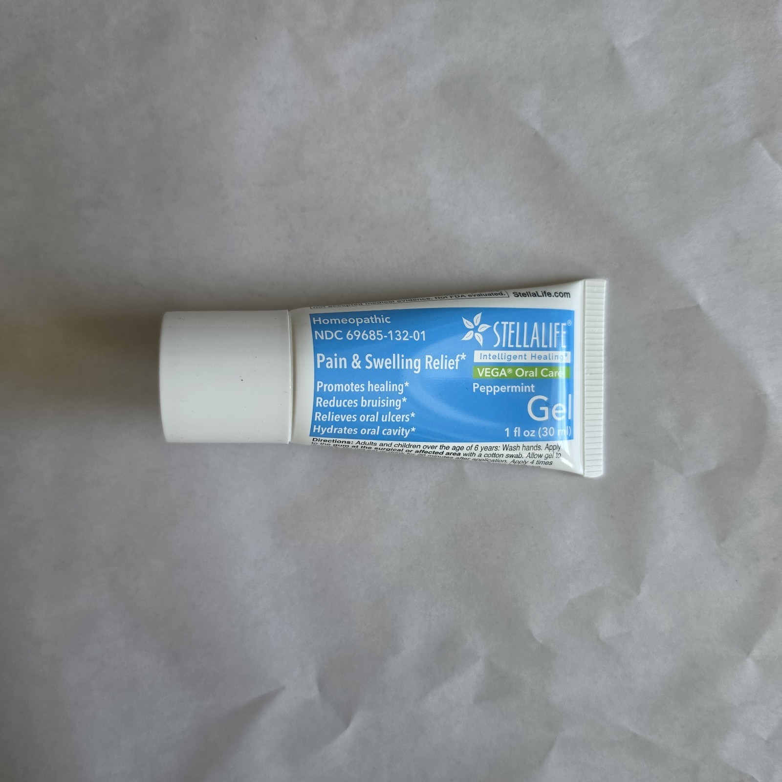 StellaLife – VEGA Oral Pain Care Gel – Peppermint – 1 fl oz – Best By: 08/2027