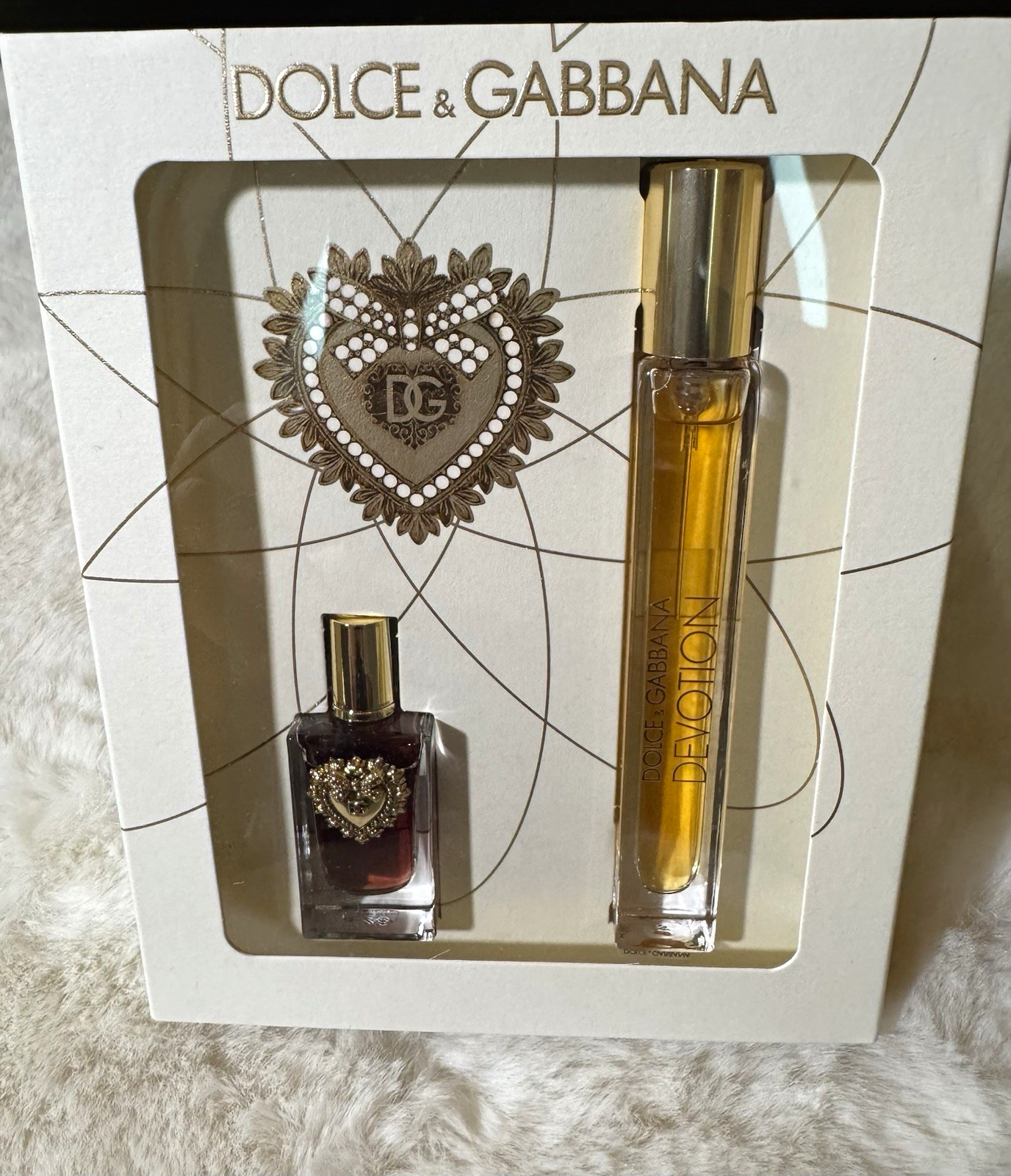 Dolce & Gabbana Devotion Eau de Parfum Travel Gift Set Spray 5ml + 10ml