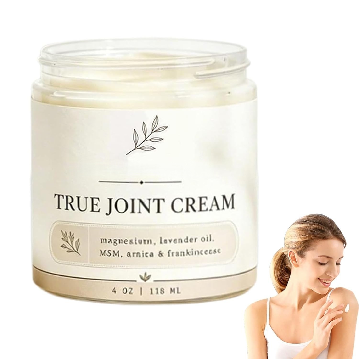 1-3Pack Organics True Joint Cream, Moisturizing Massage Cream for Body Joints