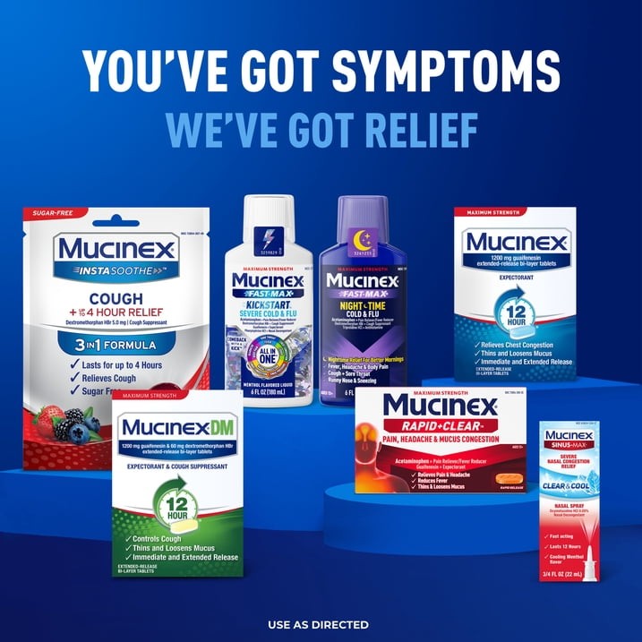 Mucinex Fast-Max Kickstart Severe Cold & Flu Medicine, Menthol, 6 fl oz