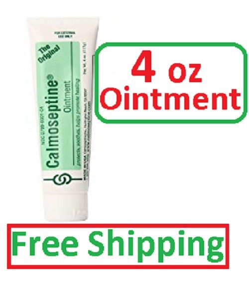 Calmoseptine Diaper Rash Ointment Tube – 4 Oz – Always FRESH !