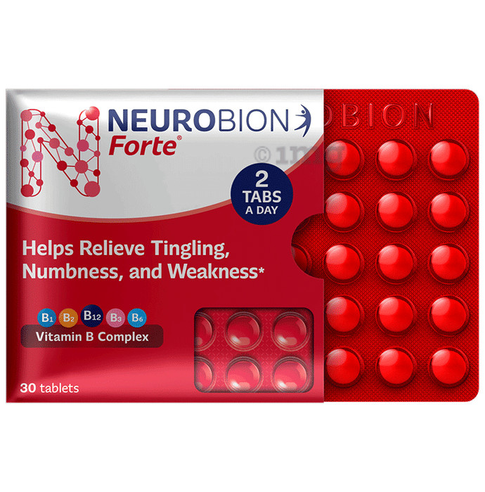 Neurobion Forte 120 Tabs Vitamin B Complex With B12 | For Healthy Nervous System