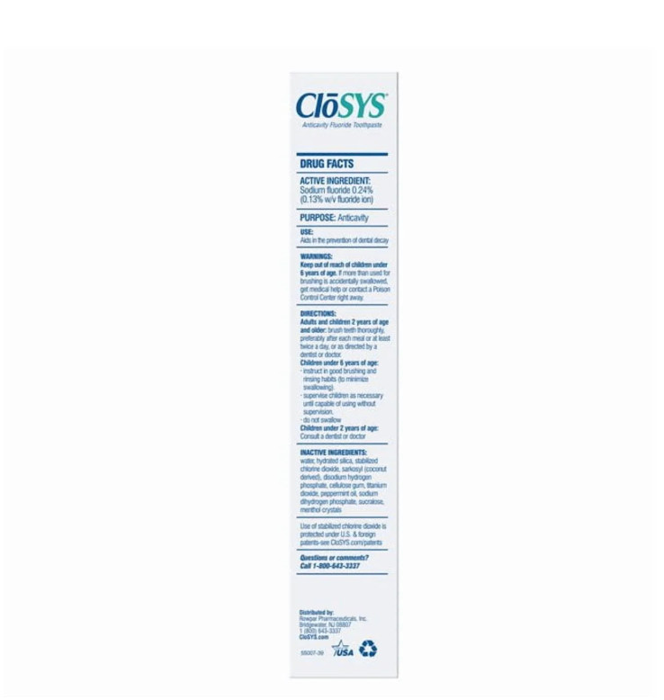 CloSYS Fluoride Toothpaste, 7 Ounce (2 Pack), Gentle Mint, Whitening Enamel
