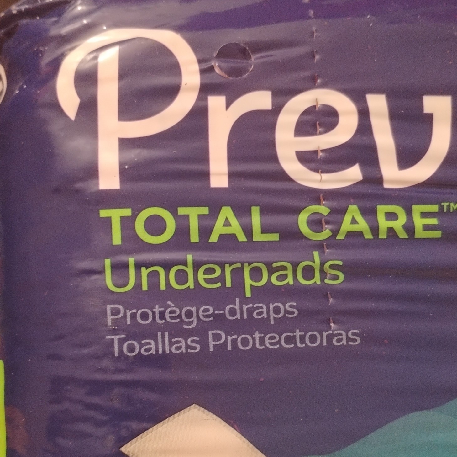 Prevail Total Care Underpads Super Absorbent XL 30 x 30 Moisture Barrier 25 Ct