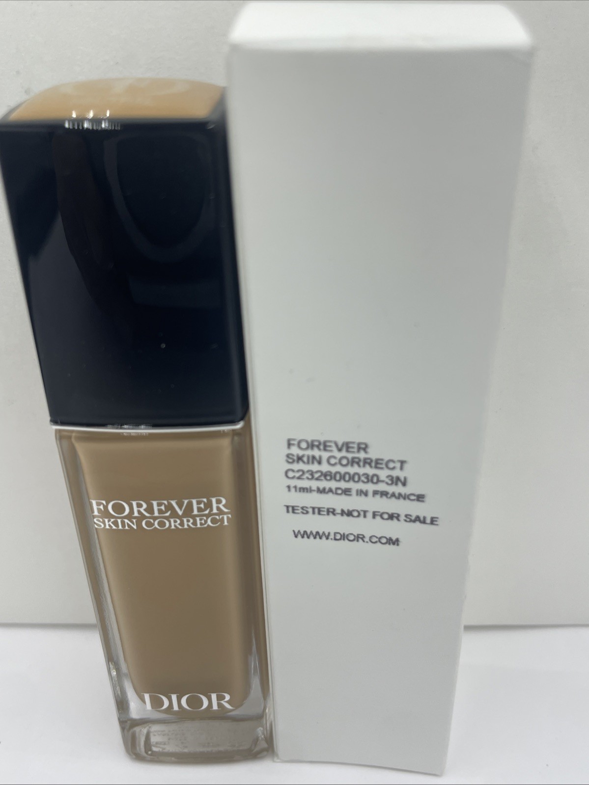 Dior Forever Skin Correct 24H Wear creamy Concealer 3N 0.37 oz/11 ml NEW tester