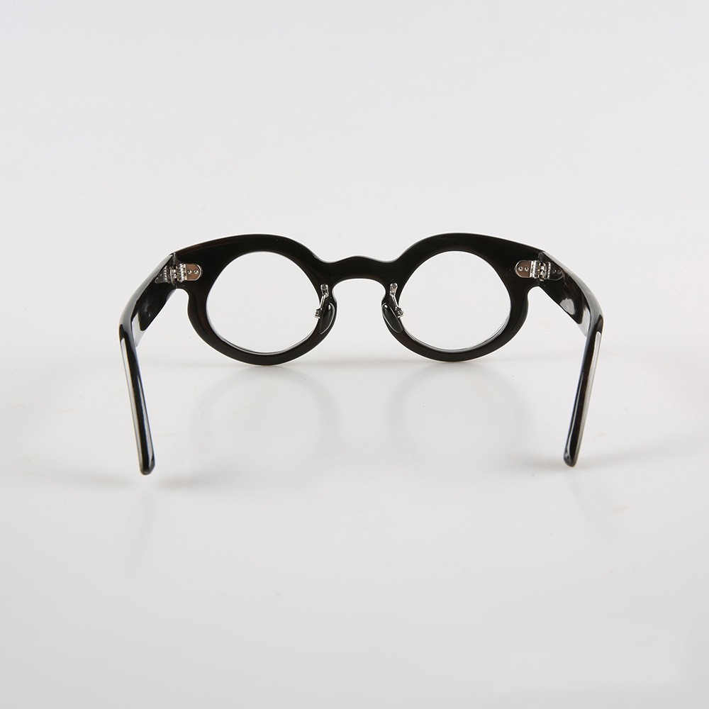 Man Eyeglass Frames Retro Irregular Thick Handmade Buffalo Horn Glasses Frame