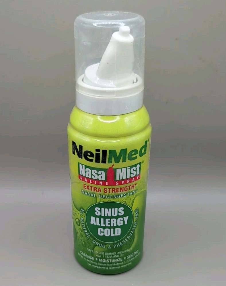 Bundle 3 Pack NeilMed Nasa Mist Saline Spray Sinus Allergy Cold Exp 6/2029 NEW