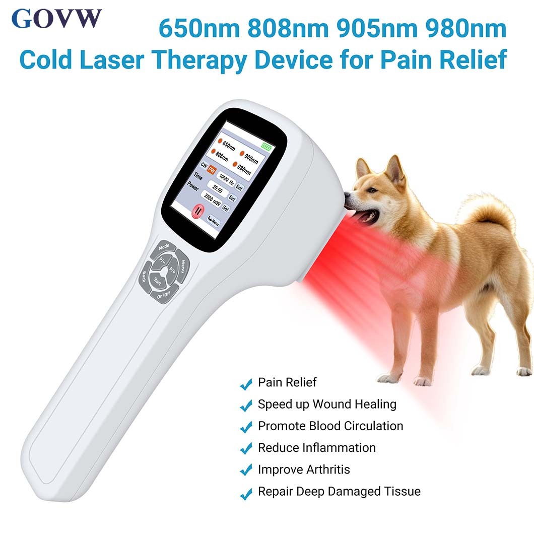 25 Diodes Red Light Therapy Device 2500mW LLLT Human Body Joint Pain Relief Home