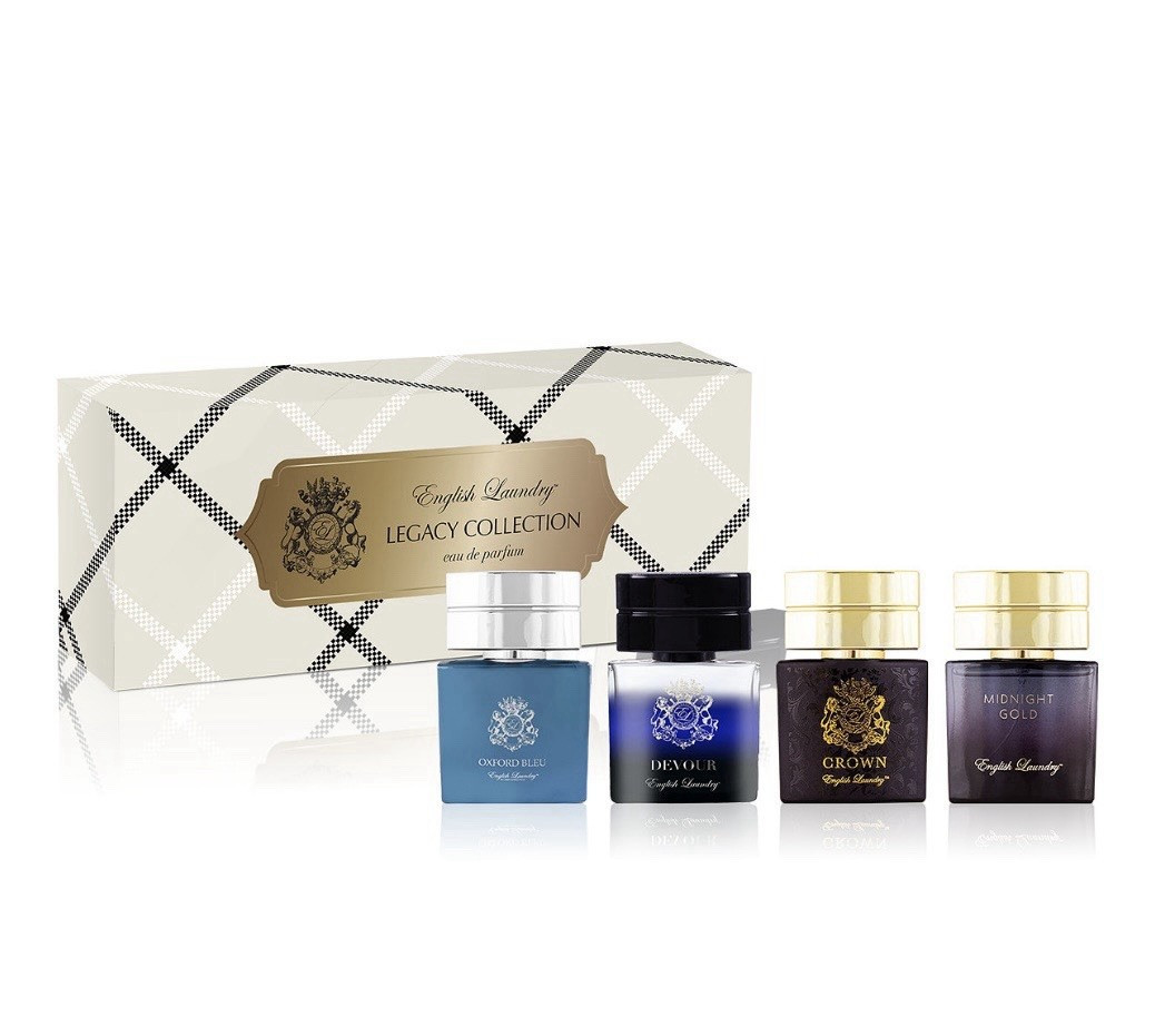 English Laundry Legacy Collection EDP Spray Gift Set 4 x 0.68 fl oz Travel