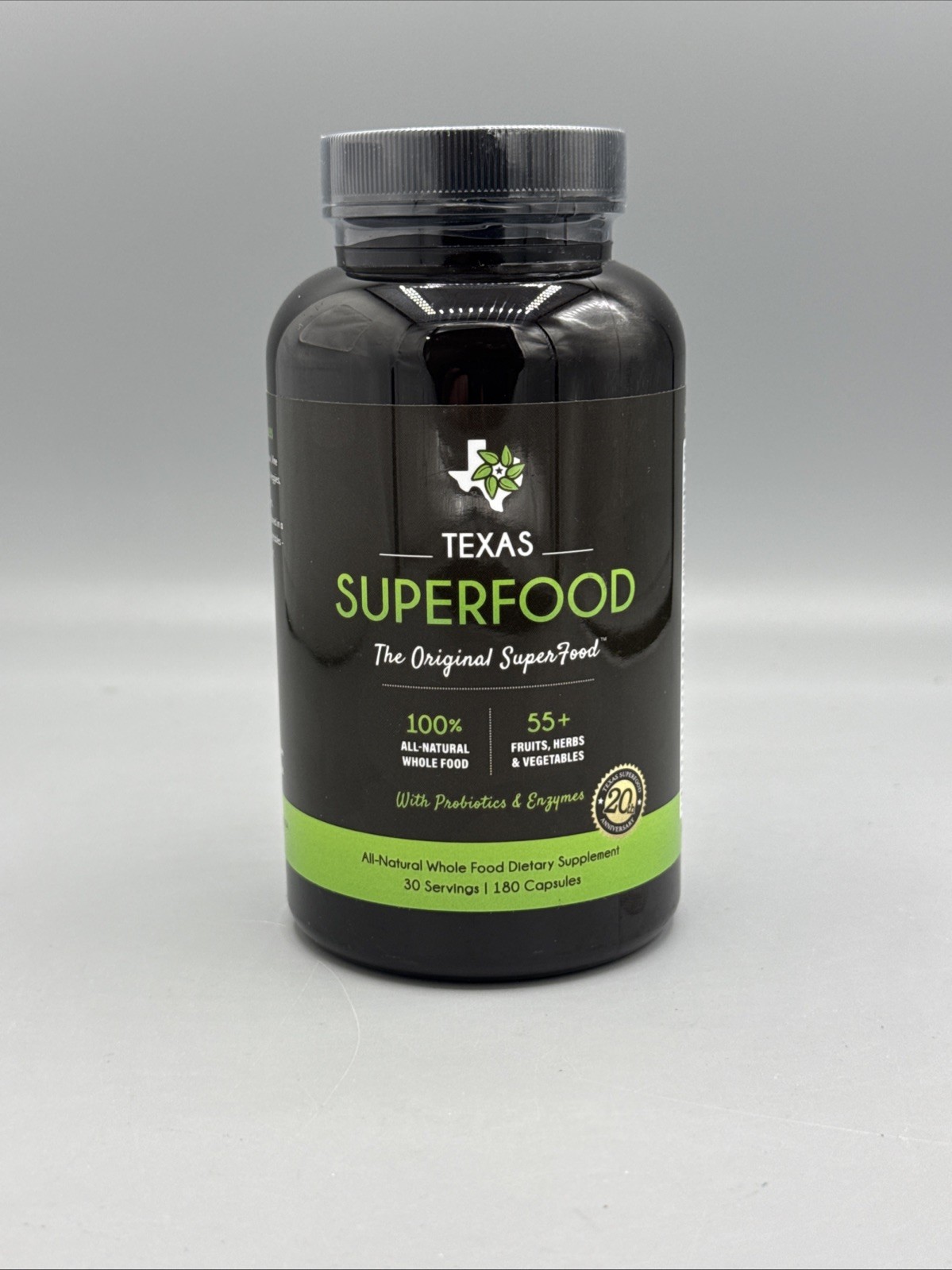 Texas SuperFood – Superfood 180 Capsules, Superfood Reds and Greens Exp: 06/27