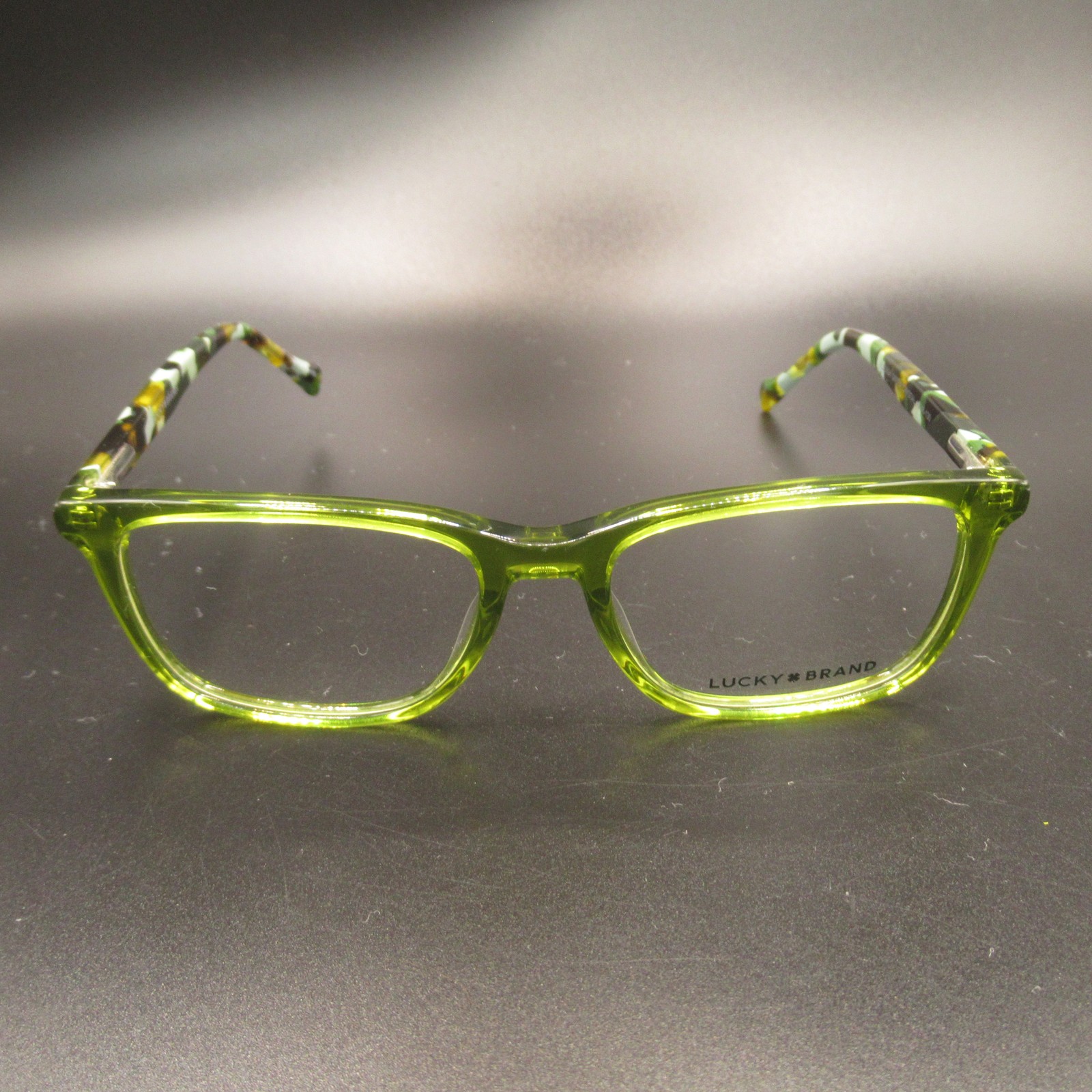 Lucky Brand Eyeglass Frames VLED824 Green Crystal Full Rim 49-16-130