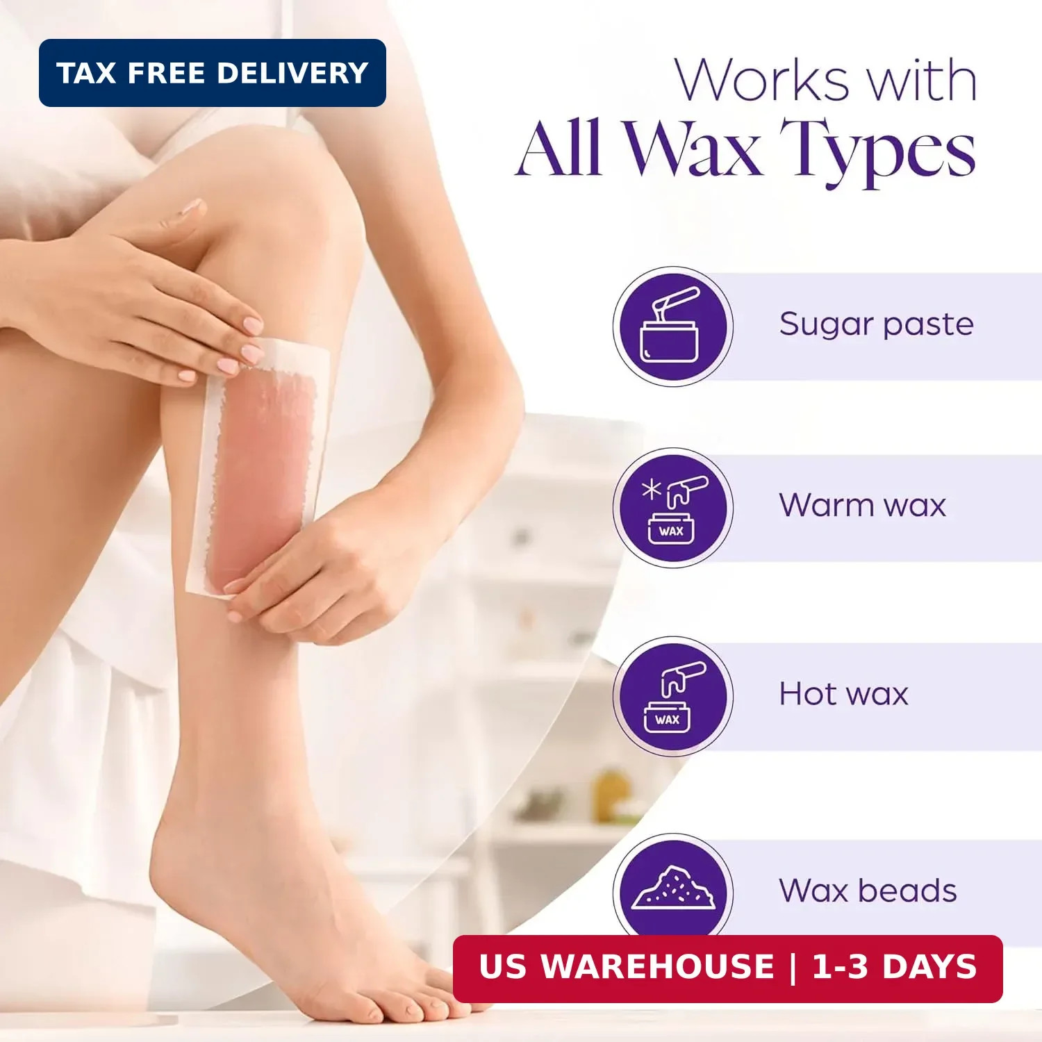 765 Wax Strips – Tear Resistant Fabric for Face Body Salon Use