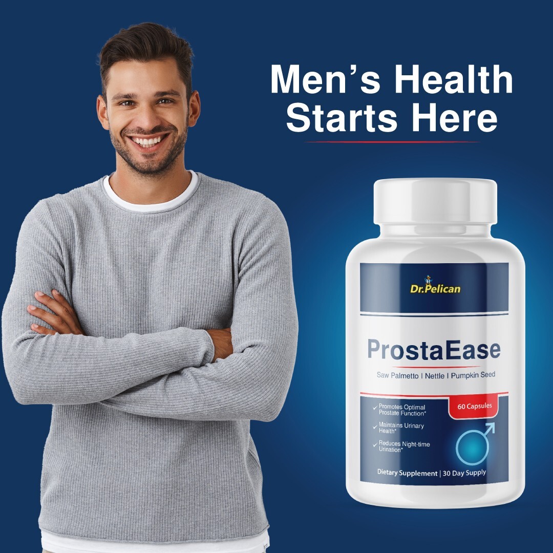 ProstaEase- Prostate Support- 5 Bottles- 300 Capsules