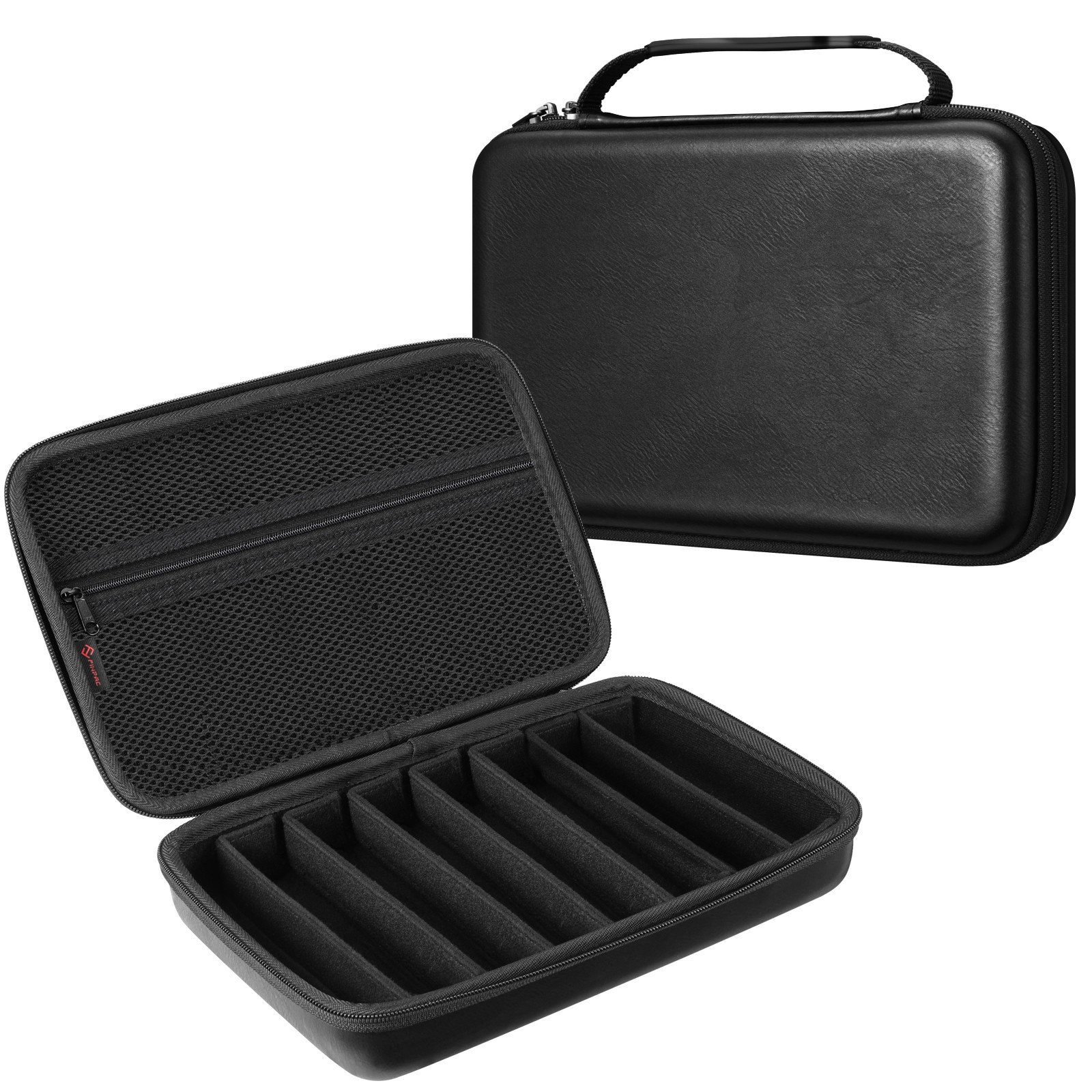 Travel Sunglasses Organizer Case with 8-Slot Adjustable Compartments Men Women