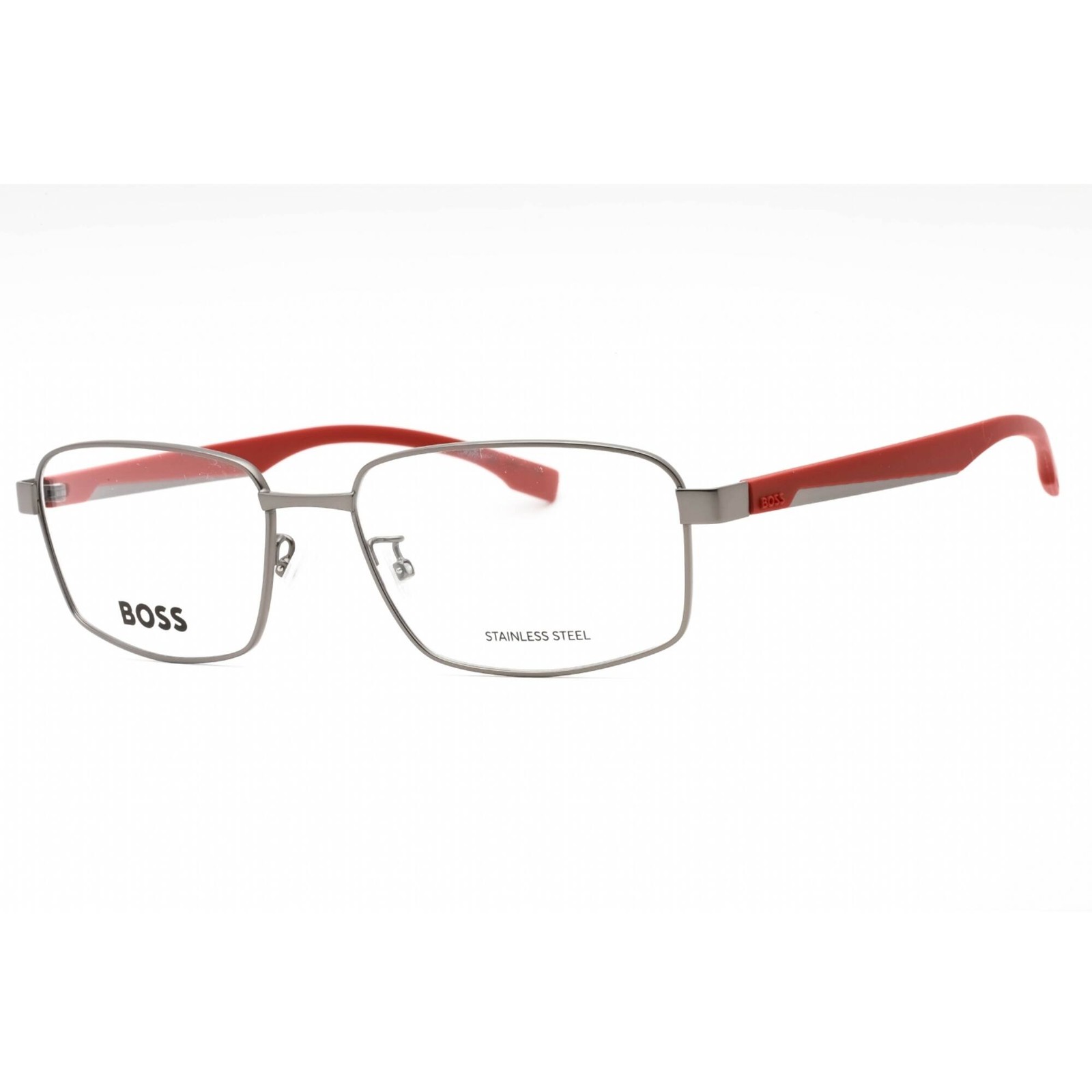 Hugo Boss Men’s Eyeglasses Matte Dark Ruthenium Metal Frame BOSS 1470/F 0R80 00