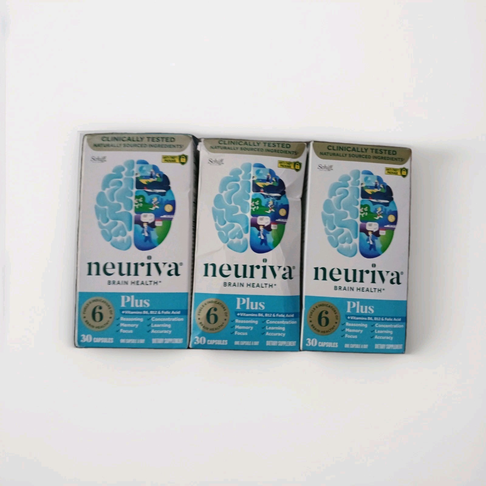 neuriva plus Brain Performance Health 30 X 3 = 90 Capsules Exp 10/27