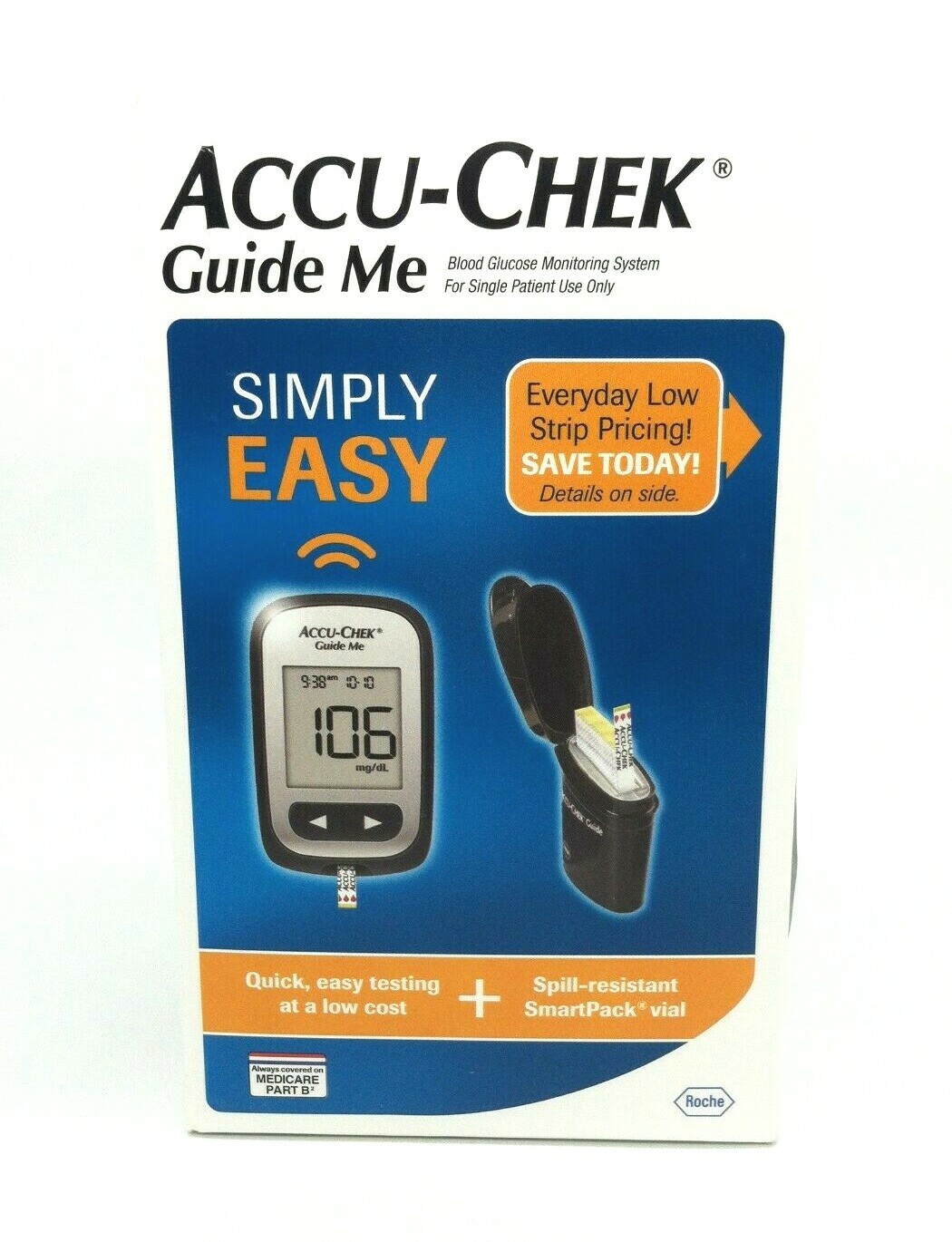 Accu-Chek Guide Me Blood Glucose Monitor – not warranted but sealed in box
