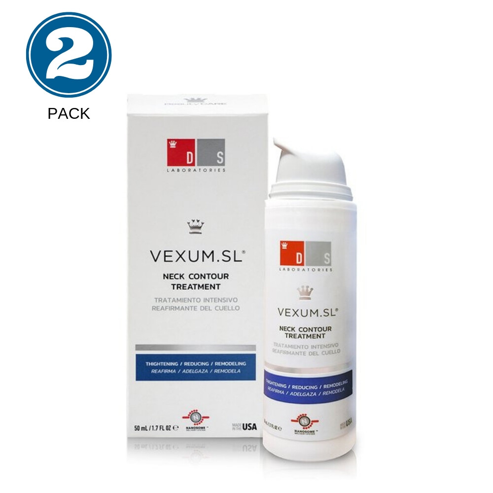 Cream for Double Chin Reducer Vexum 2 Pack Bundle – Neck Firming & Neck Contour