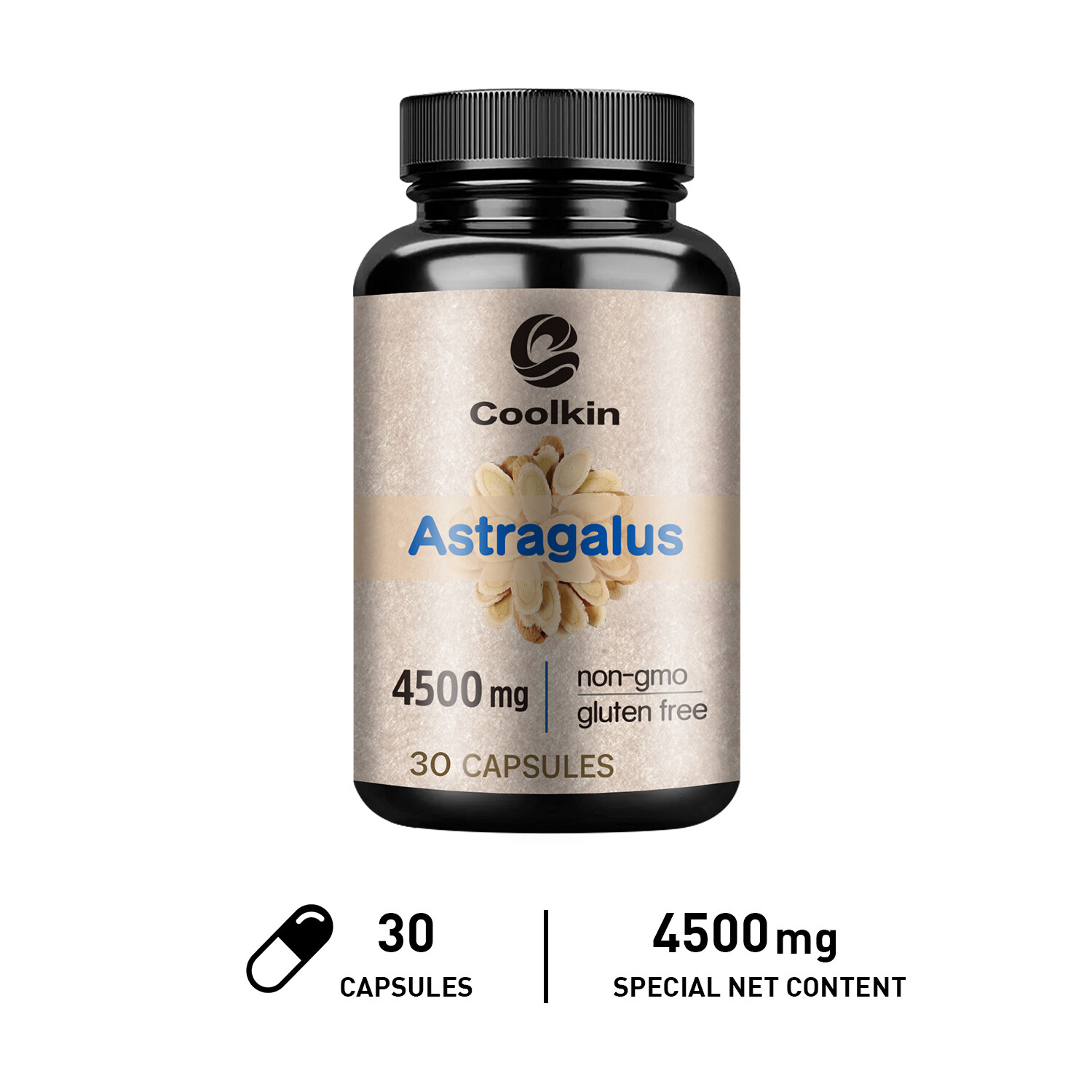 Astragalus 4500mg-Heart & Cardiovascular Health,Liver Health,Energy Boost Immune