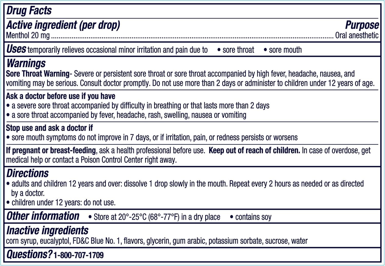 Vicks VapoCOOL SEVERE Medicated Drops 45ct, Maximum-Strength