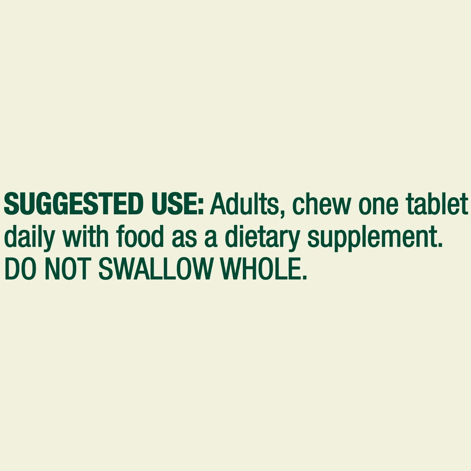 Spring Valley Vitamin C Chewable Tablets Supplement Orange Flavor 500 mg 60 Ct.