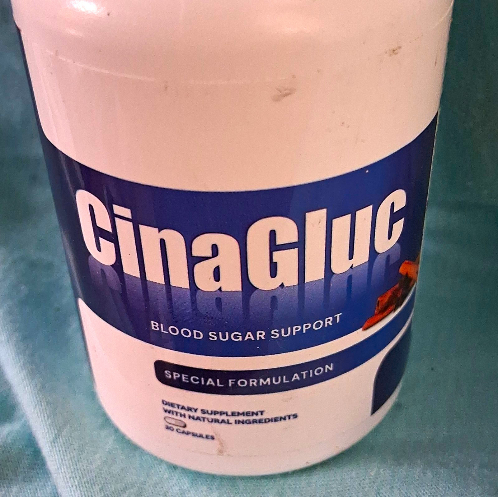 Health Life LLC CinaGluc Blood Sugar Support Dietary Supplement 60 Capsules