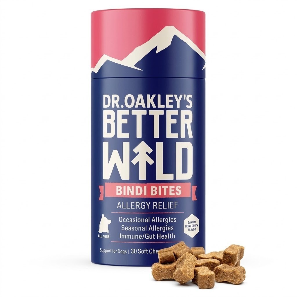 BETTER WILD Natural Allergy Relief Chews calm skin, boost immunity – 30 Chews