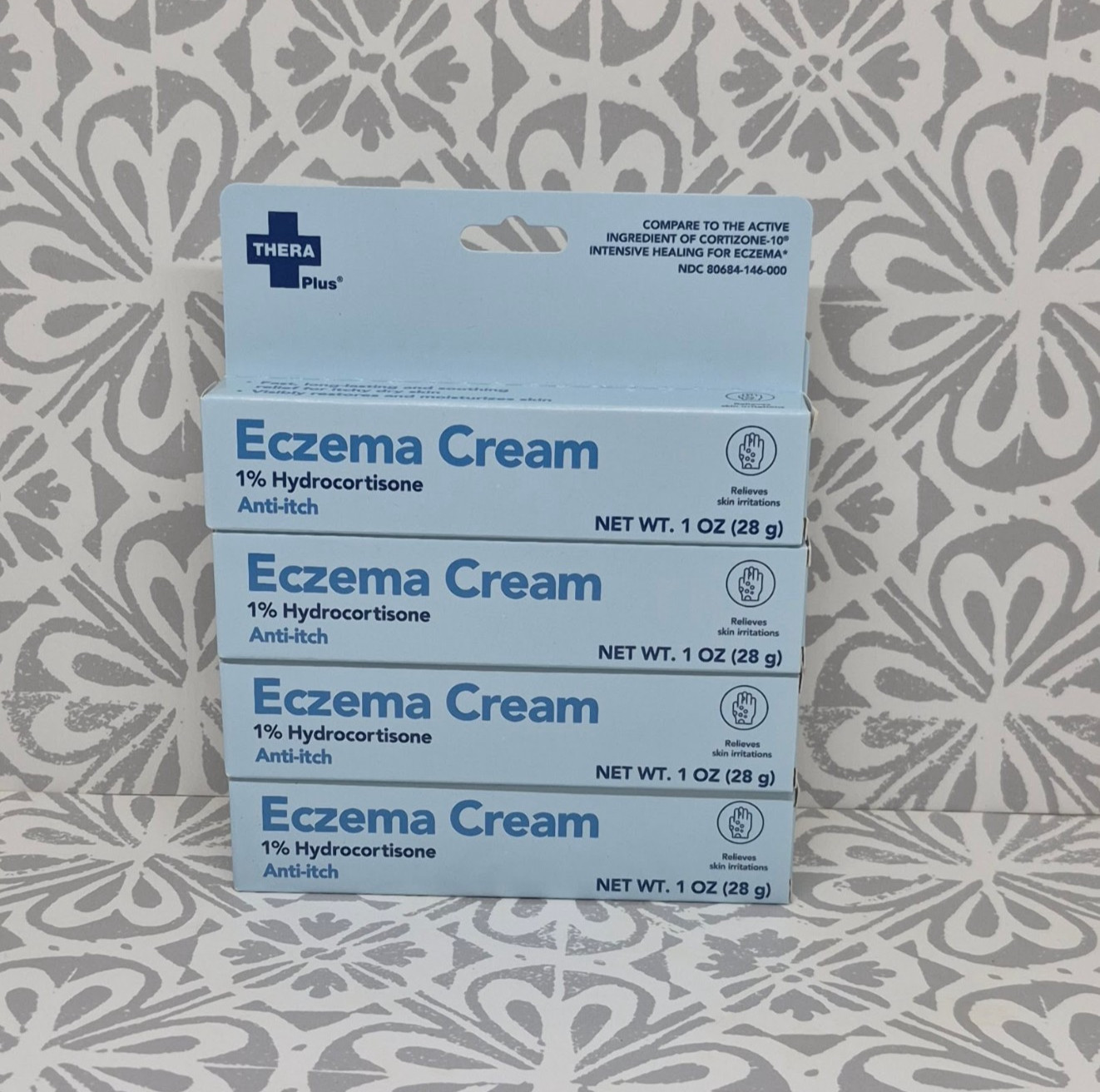 Thera Plus – Eczema Cream Soothing Relief & Intensive Healing 4 Boxes