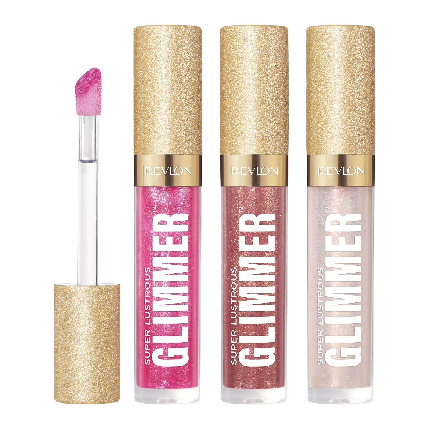 Revlon Super Lustrous Glimmer Gloss Gift Set, 3-Pc, Non-Sticky