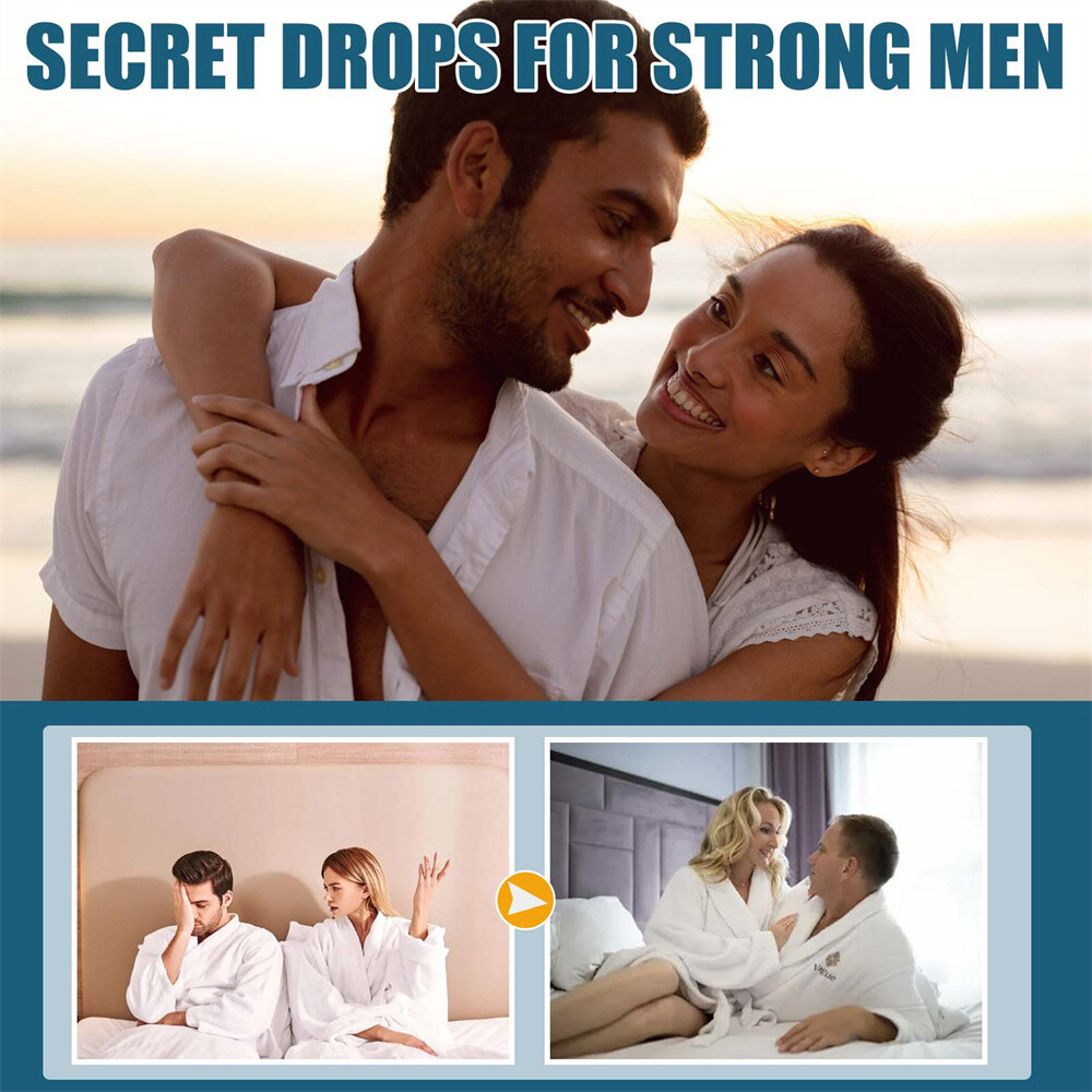 Secret Drops For Designed Strong Men, Secret Happy Drops, Enhancing Sensitivity