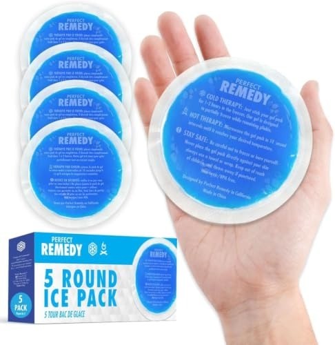 Quick Relief 2-Pack Gel Ice Packs – Reusable Hot & Cold Therapy for All Injuries