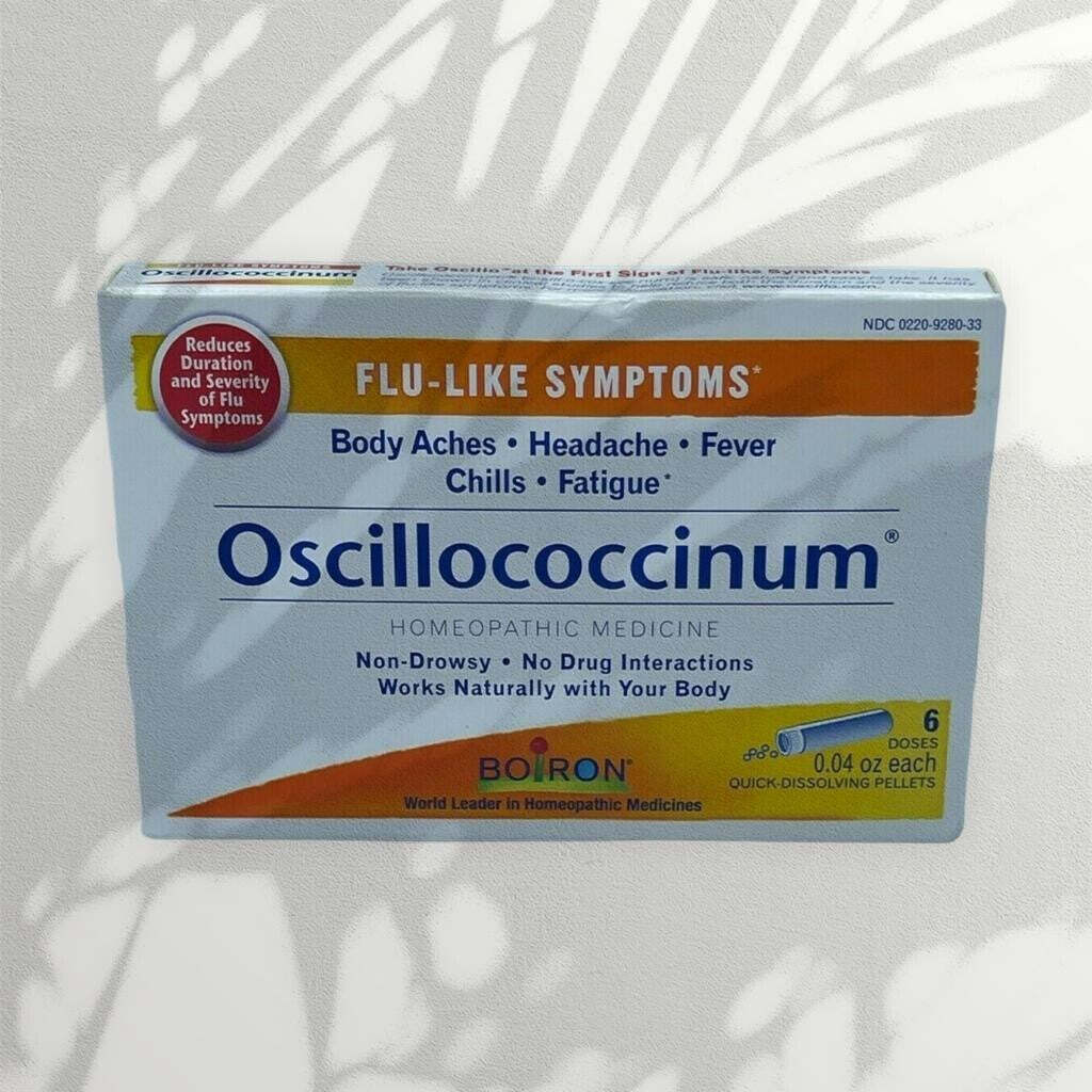 Oscillococcinum 6 Dose Flu-like Symptom Relief 10/2024+