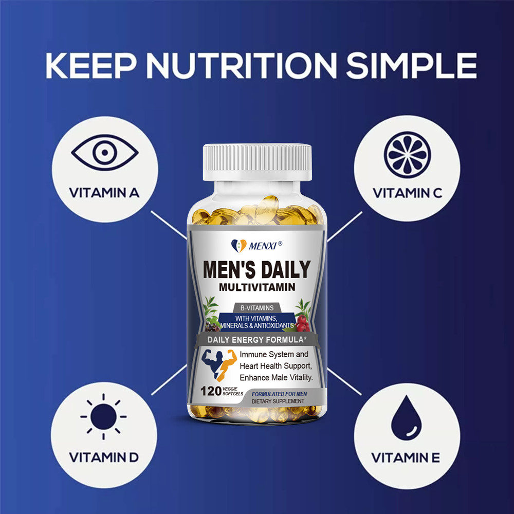 Male Multi Vitamin Supplement Mens Prostate Multivitamin Multimineral Daily