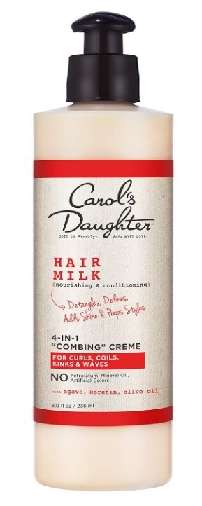 Carol’s Daughter Hair Milk 4 in 1 Combing Creme for Curls, Coils and Waves, with
