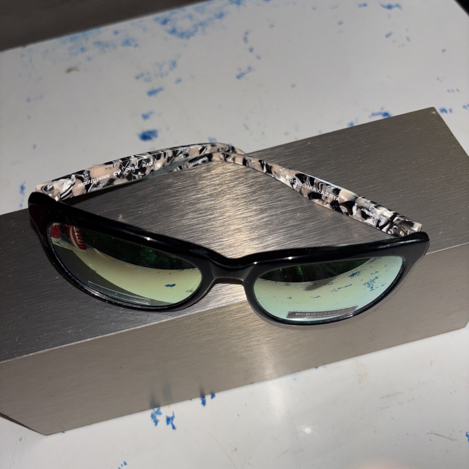BCBG MAXAZRIA SUNGLASSES APPEAL BLACK 58/17/140 BRAND NEW!!