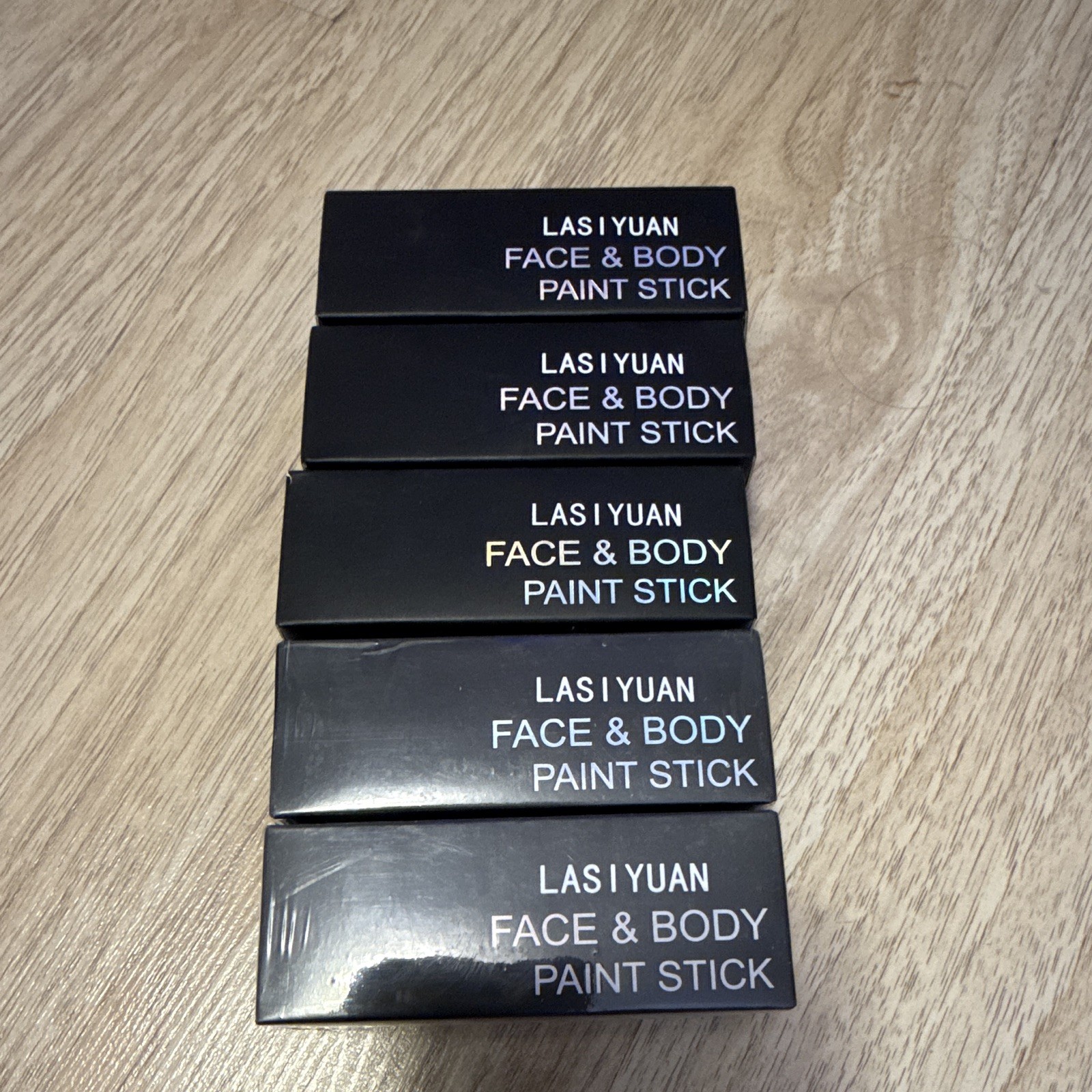 LAS I YUAN Face & Body Paint Stick Waterproof Matte Red/Black/White/Green
