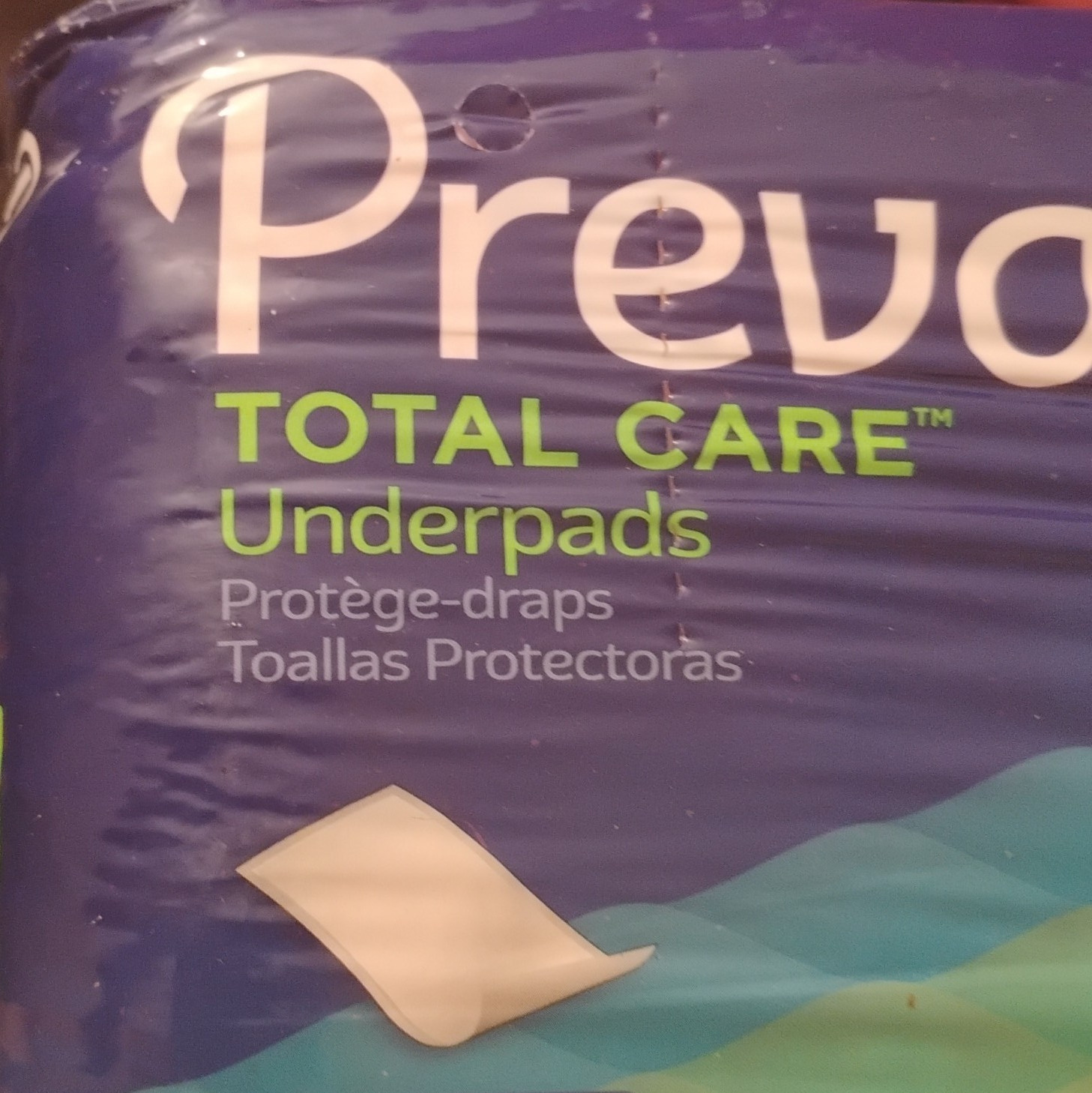 Prevail Total Care Underpads Super Absorbent XL 30 x 30 Moisture Barrier 25 Ct