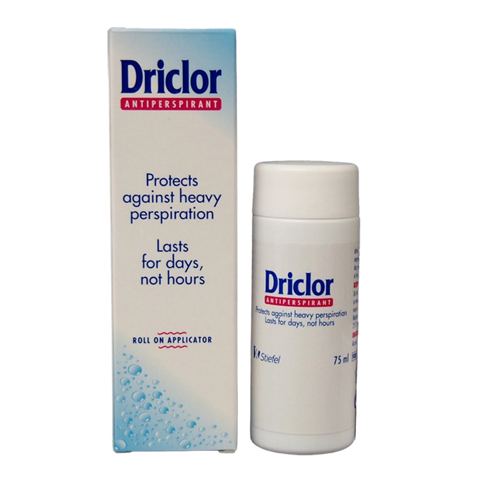 Driclor Roll on Applicator Antiperspirant 75ml – PACK OF 2 (EXP 06/2028)