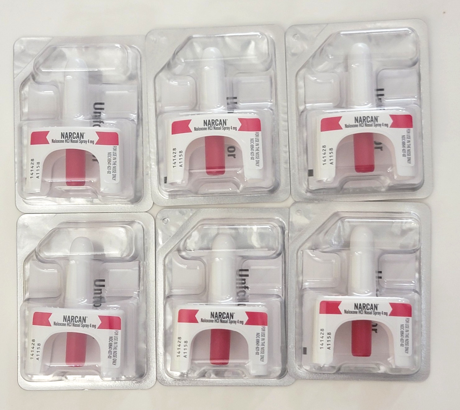 (Pack of 6) Nasal Spray 4 mg, Overdose Emergency Treatment EXP 12/2026 SEALED