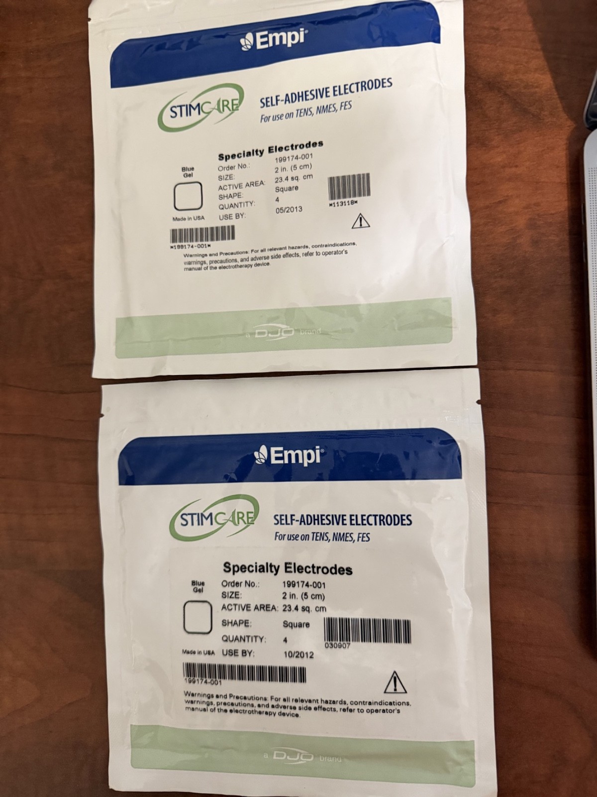 EMPI ELECTRODES PACKGE OF 2
