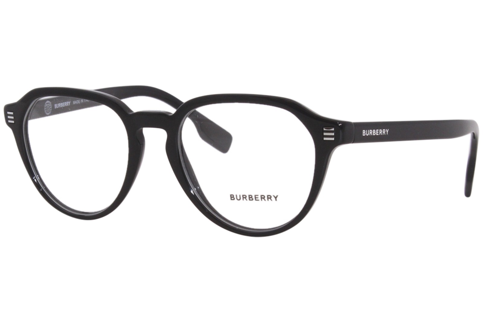 Burberry Archie BE2368 3001 Eyeglasses Men’s Black Full Rim Oval Shape 52mm