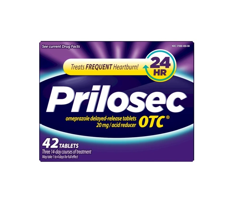Prilosec OTC, Omeprazole 20mg, Adult,42 Tablets, Acid Reducer
