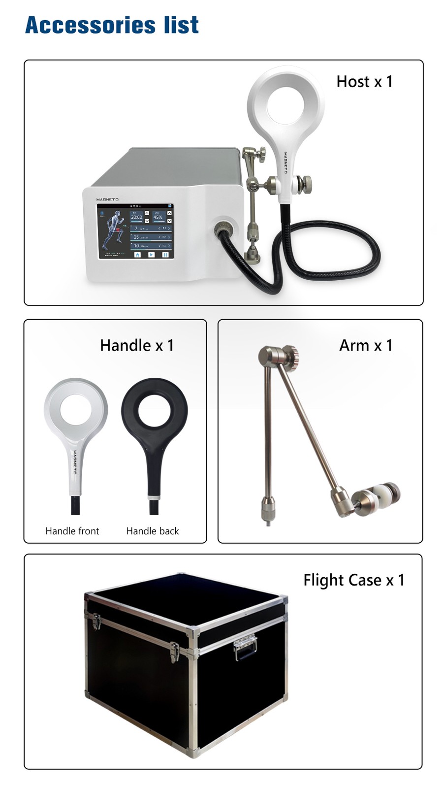 Physical PEMF Magnetic Therapy Magneto EMTT Joint Knee Body Pain Relief Machine