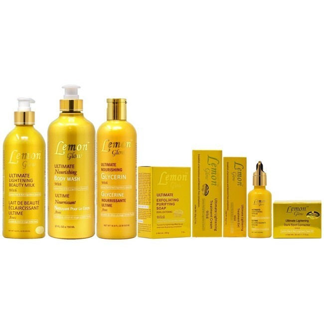 Lemon Glow 8pcs set