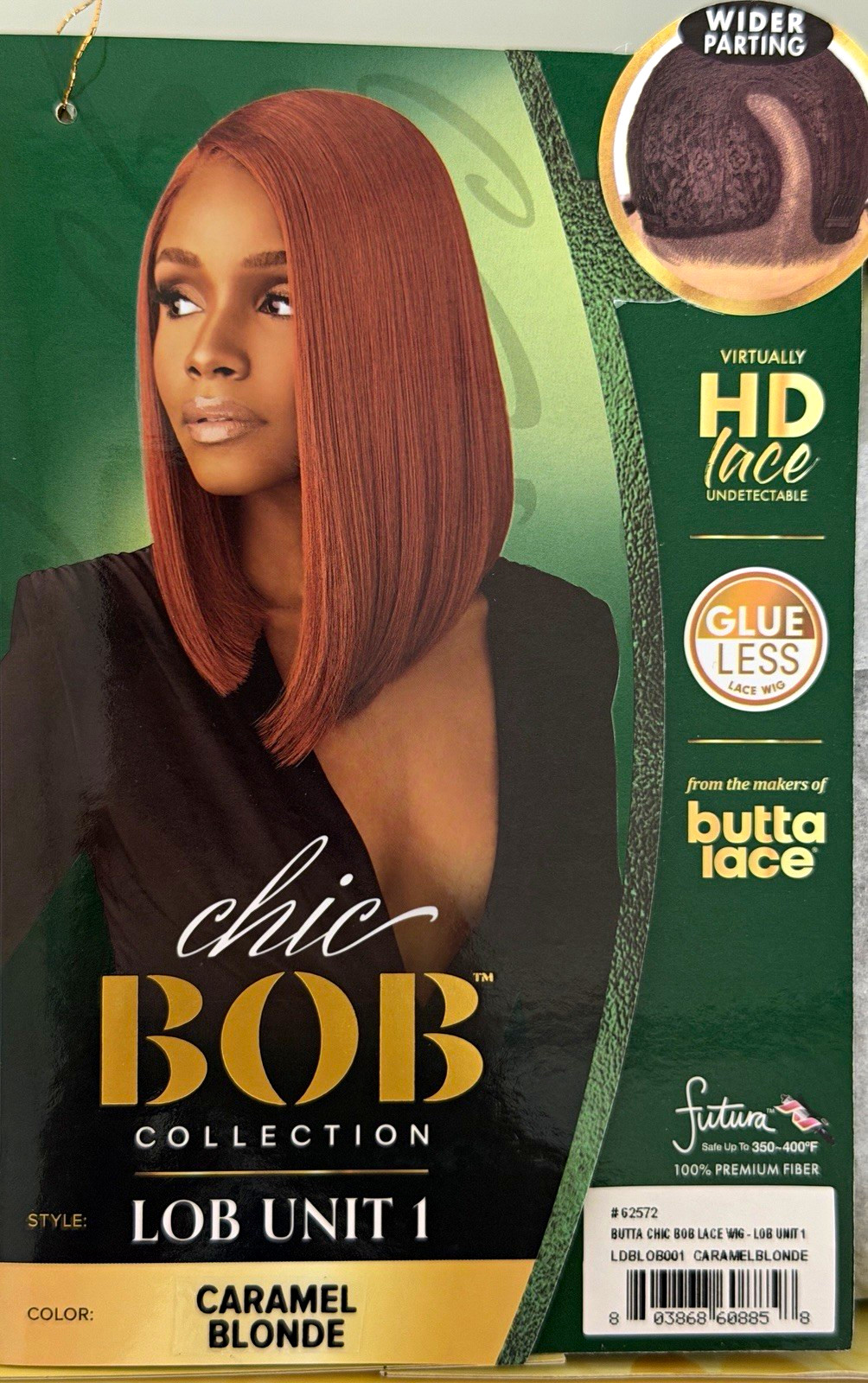 Sensationnel HD Lace Front Wig Butta Lace Chic Bob – Lob Unit 1 Caramel Blonde
