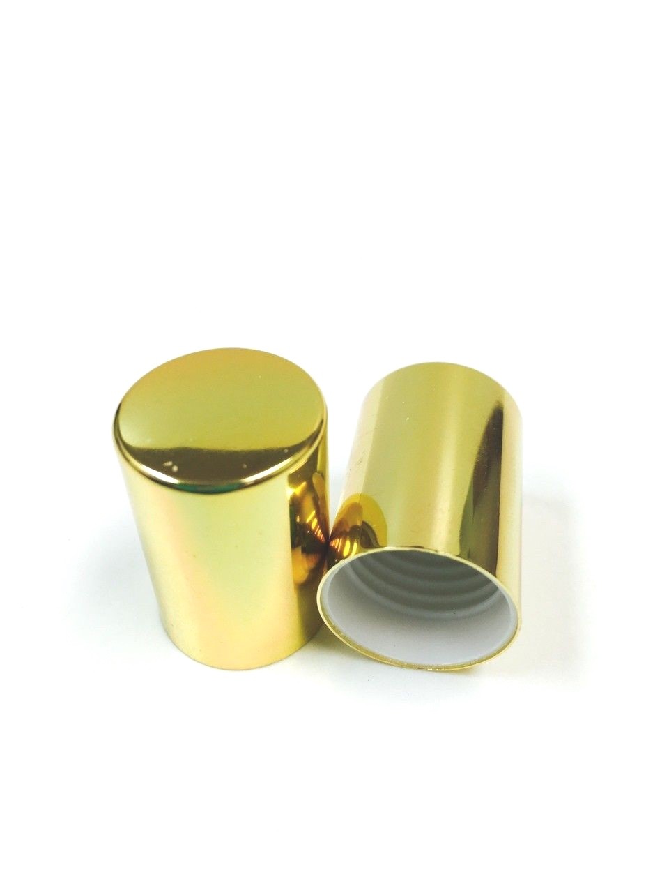 72 Pcs 10mm Aluminum Gold Cap For 10ml & 5 ml Roll on Bottle